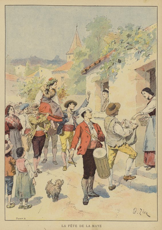 A Fete De La Maye alkotó: Francois Edouard after Zier
