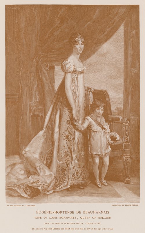 Eugene-Hortense de Beauharnais és Napóleon-Charles alkotó: Francois Pascal Simon Gerard