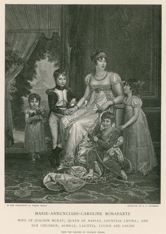 Marie-Annunciade-Caroline Bonaparte alkotó: Francois Pascal Simon Gerard