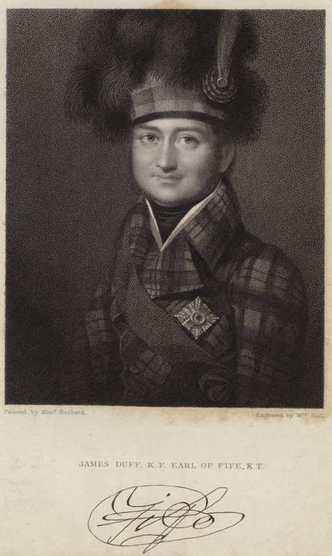 James Duff portréja; Earl of Fife alkotó: Francois Theodore Rochard