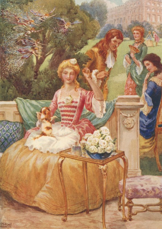 Belinda, Alexander Pope A zár megerőszakolásából alkotó: Frank Adams