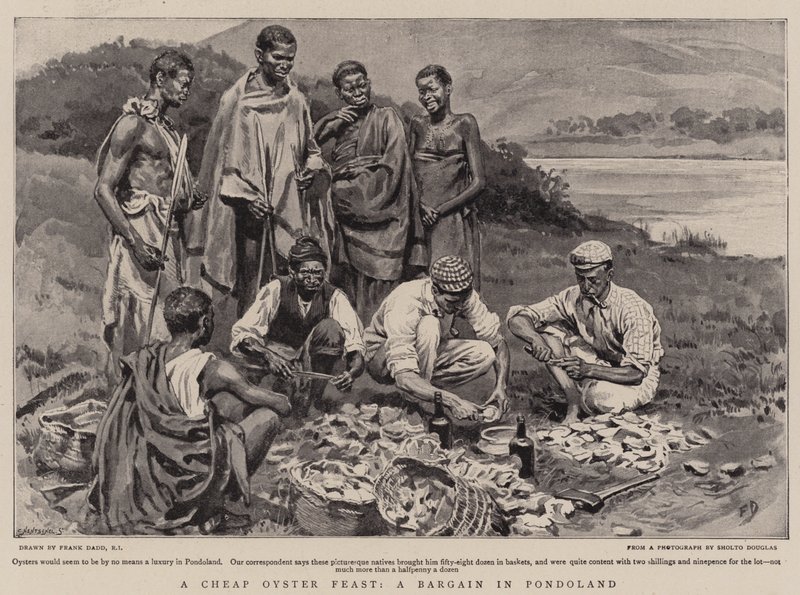 Olcsó osztriga lakoma, akciós Pondolandban alkotó: Frank Dadd