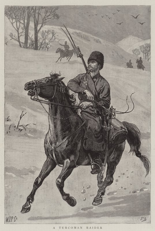 Egy turkoman fosztogató alkotó: Frank Dadd