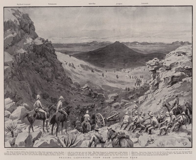 Ladysmith közelében, kilátás a Longwood Farmról alkotó: Frank Dadd