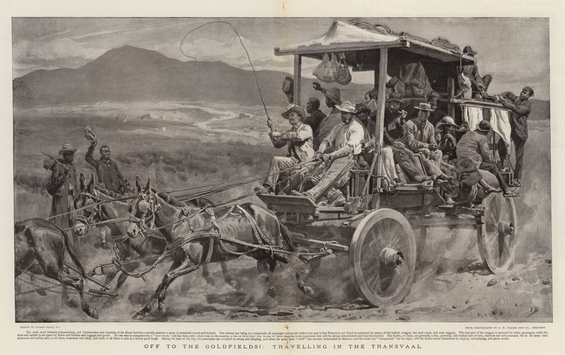 Irány az Aranymezők!, utazás a Transvaalban alkotó: Frank Dadd