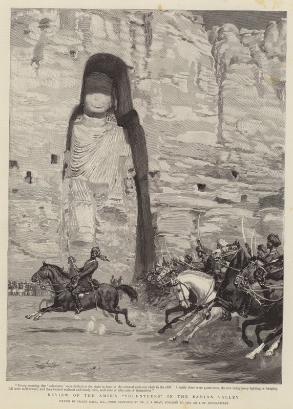 Az Amir önkénteseinek áttekintése a Bamian-völgyben alkotó: Frank Dadd