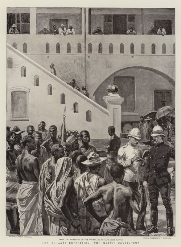 Az Ashanti-expedíció, a bennszülött kötelék alkotó: Frank Dadd