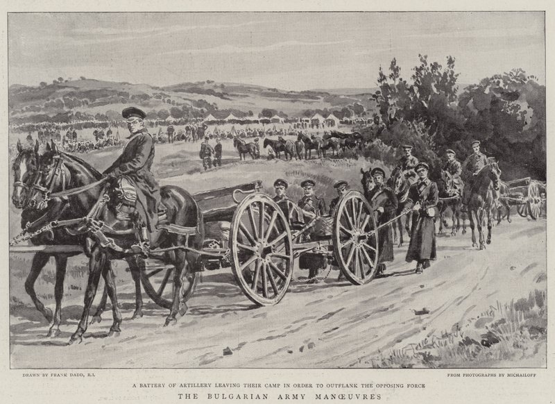 A bolgár hadsereg manőverei alkotó: Frank Dadd