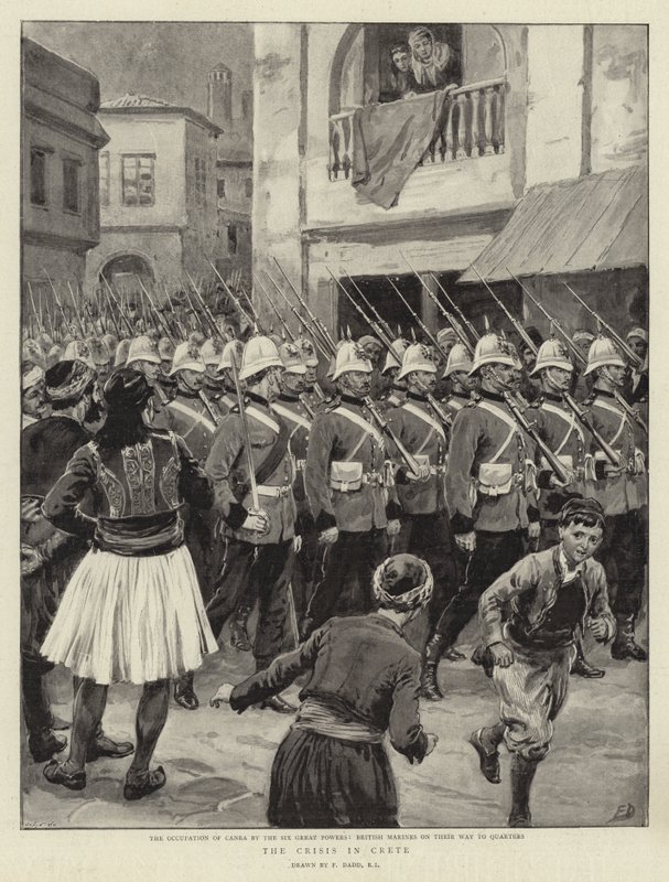 A krétai válság alkotó: Frank Dadd