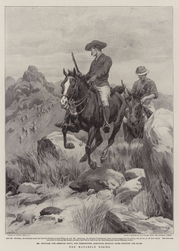 A Matabele Rising alkotó: Frank Dadd