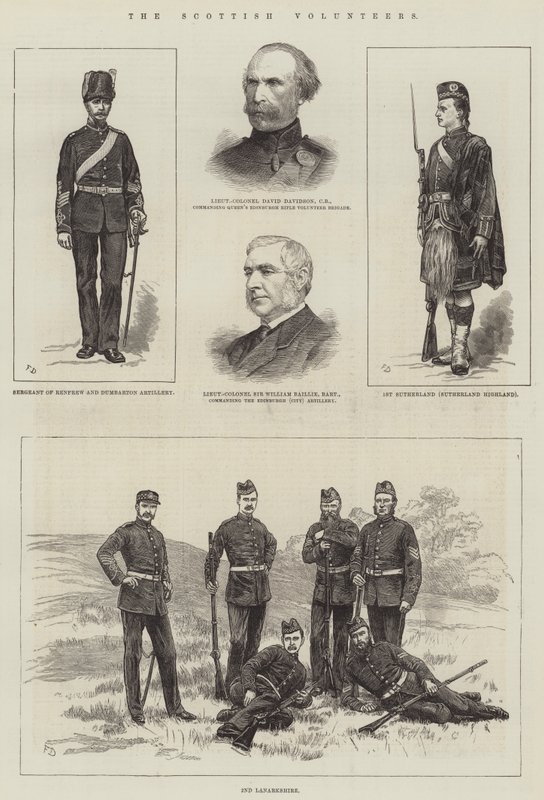A skót önkéntesek alkotó: Frank Dadd