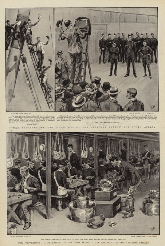 Háborús előkészületek alkotó: Frank Dadd