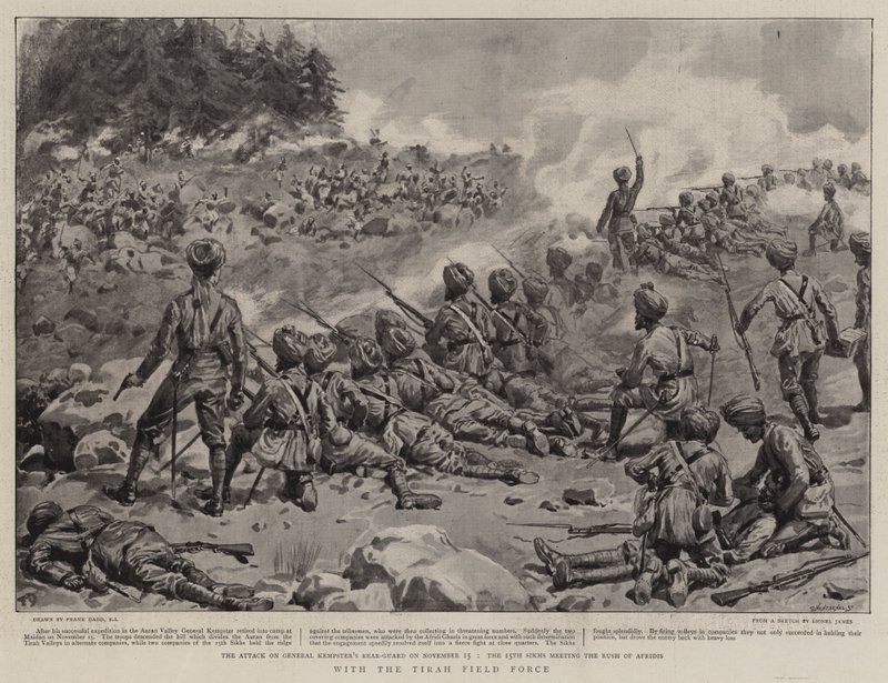 A Tirah Field Force-val alkotó: Frank Dadd