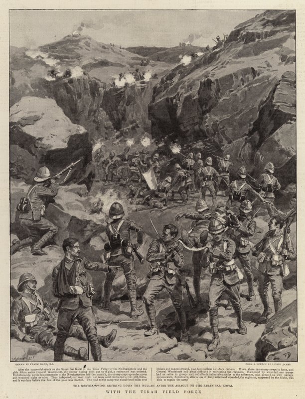 A Tirah Field Force-val alkotó: Frank Dadd