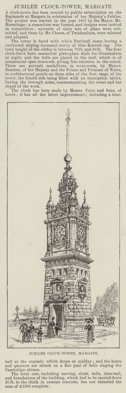 Jubileumi óratorony, Margate alkotó: Frank Watkins