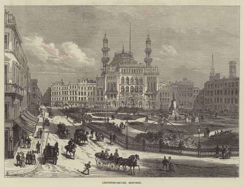 Leicester-Square, felújított alkotó: Frank Watkins