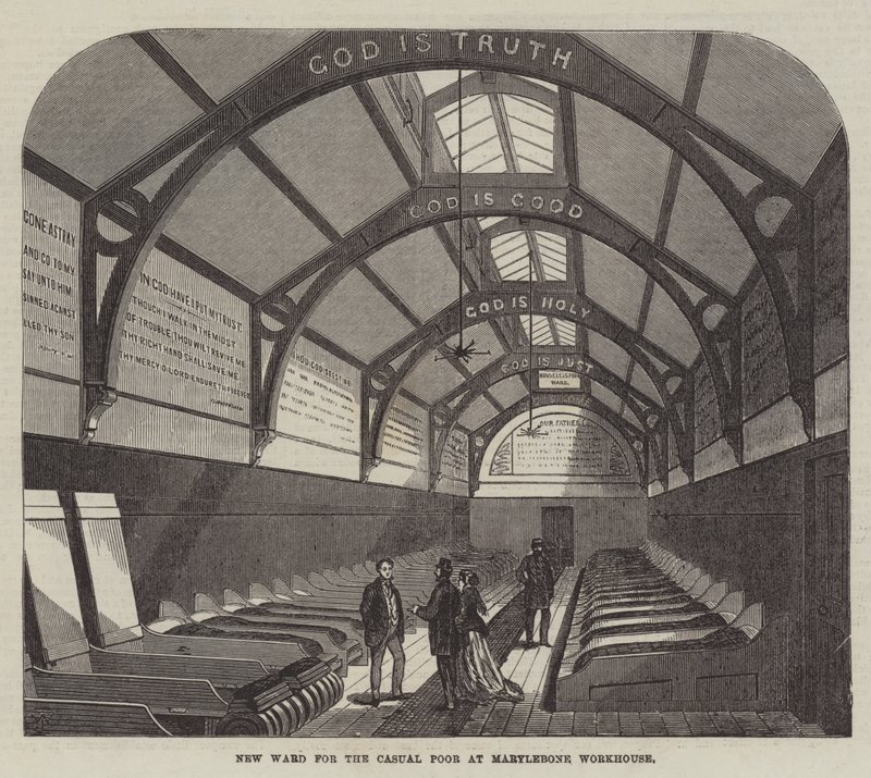 Új osztály az alkalmi szegények számára a Marylebone Workhouse-ban alkotó: Frank Watkins