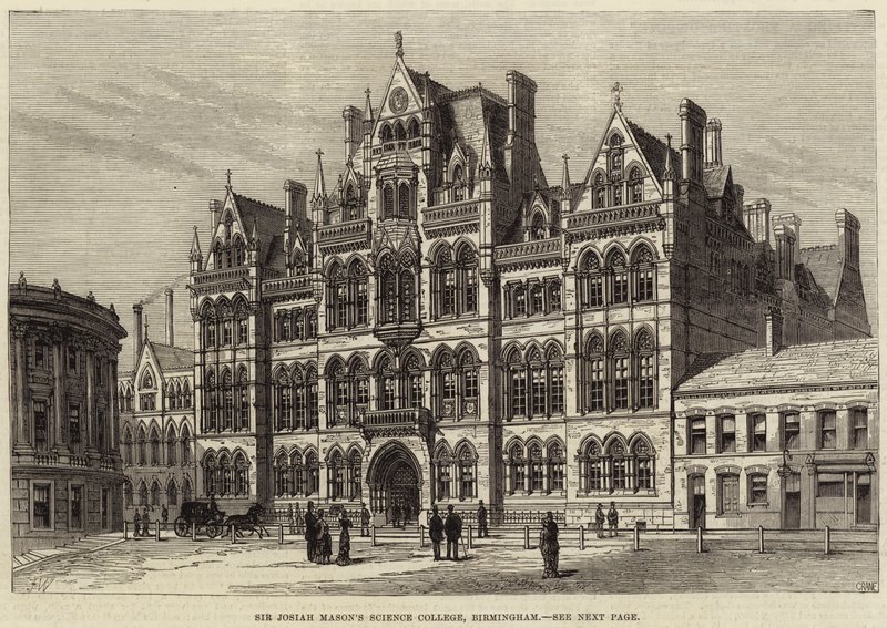 Sir Josiah Mason Tudományos Főiskola, Birmingham alkotó: Frank Watkins