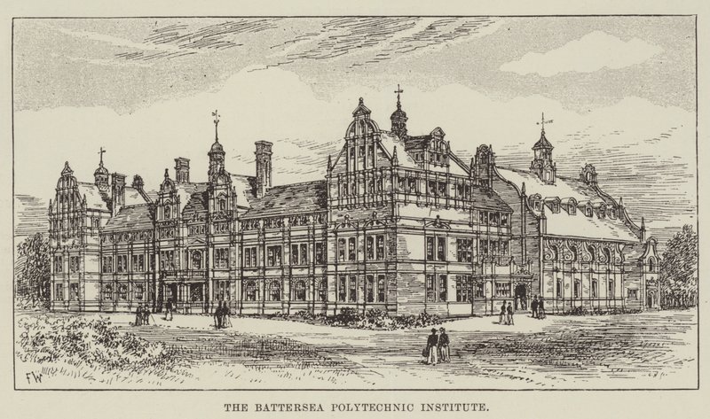 A Battersea Polytechnic Institute alkotó: Frank Watkins