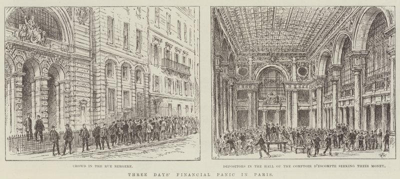 Háromnapos pénzügyi pánik Párizsban alkotó: Frank Watkins