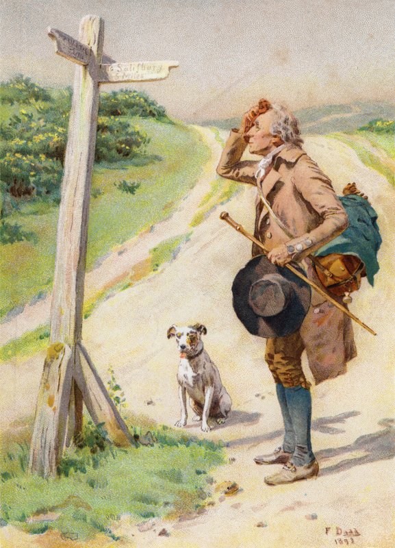 "Öt mérföldre mindenhonnan" (színes litó) alkotó: Frank (after) Dadd