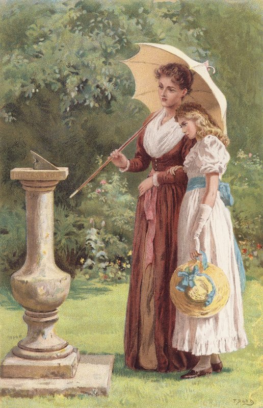 Csak a fényes órákat számolom (chromolitho) alkotó: Frank (after) Dadd