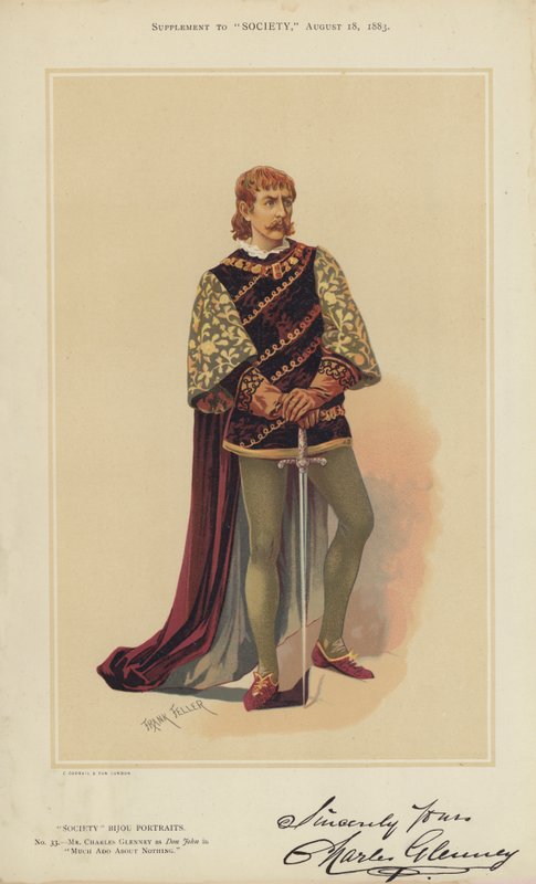 Charles Glenney úr, mint Don John, a Sok háborgás a semmiért című filmben (színes litó) alkotó: Frank (after) Feller