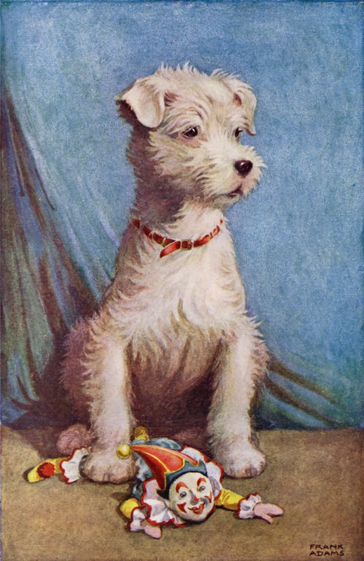 Kutya játék bohóccal (színes litó) alkotó: Frank Adams