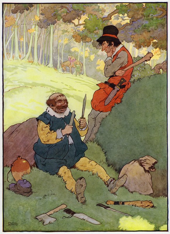 Illusztráció: Babes in the Wood (színes litó) alkotó: Frank Adams