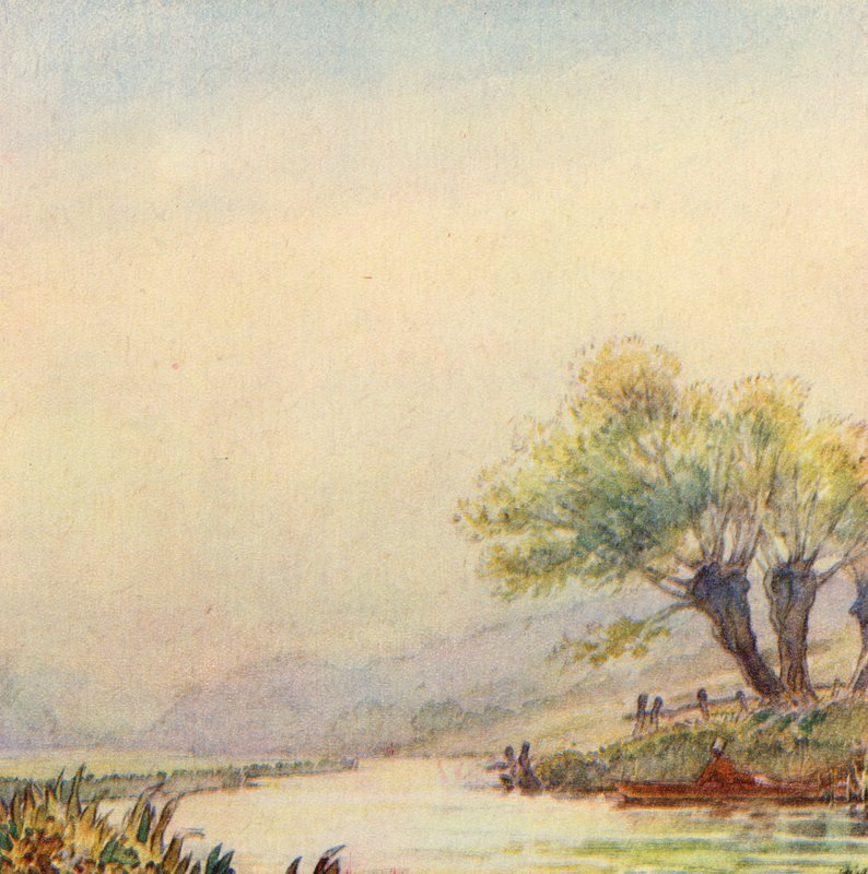 Illusztráció A tudós cigányhoz, Matthew Arnold (színes litó) alkotó: Frank Adams