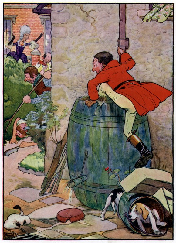 Három Jolly Huntsmen (színes litó) alkotó: Frank Adams