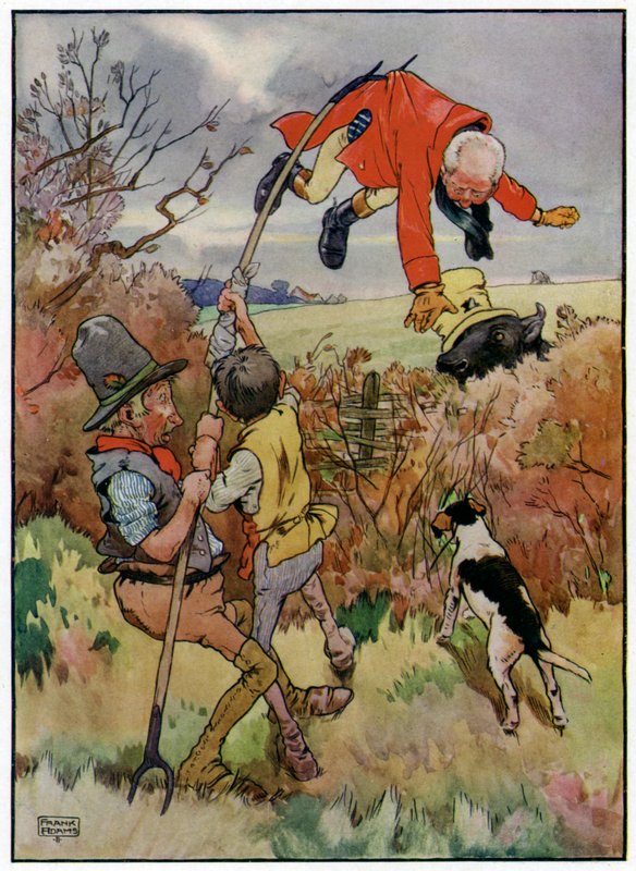 Három Jolly Huntsmen (színes litó) alkotó: Frank Adams