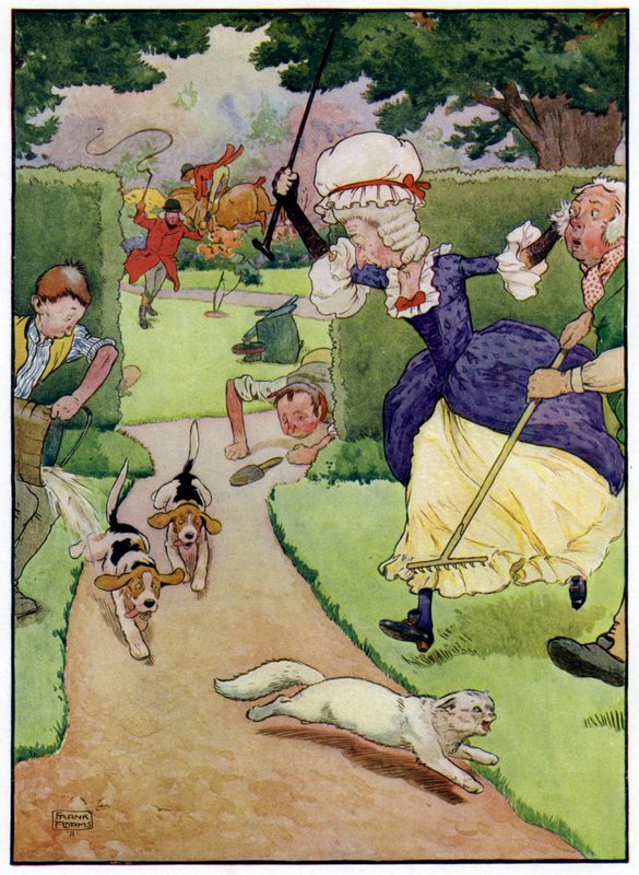 Három Jolly Huntsmen (színes litó) alkotó: Frank Adams