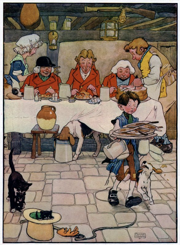 Három Jolly Huntsmen (színes litó) alkotó: Frank Adams