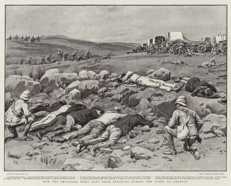 Hogyan akadályozták meg a foglyokat a megszökéstől a graspani harc során alkotó: Frank Dadd