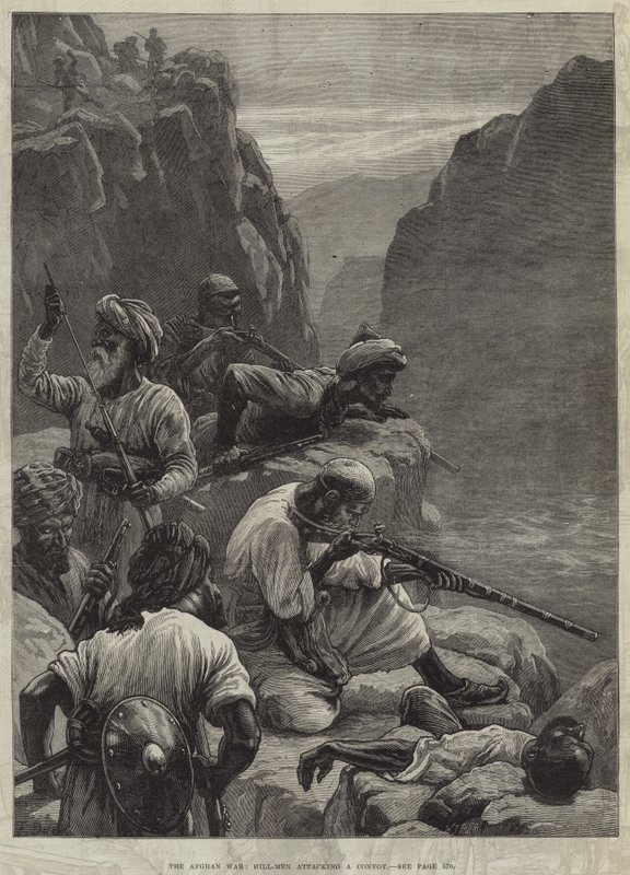 Az afgán háború, hegyi emberek támadnak egy konvojt alkotó: Frank Dadd