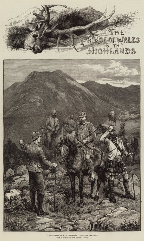 A walesi herceg a Felföldön alkotó: Frank Dadd