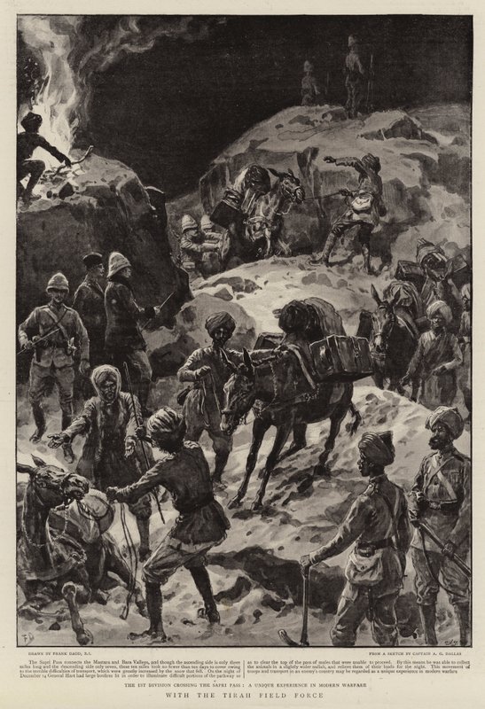 A Tirah Field Force-val alkotó: Frank Dadd
