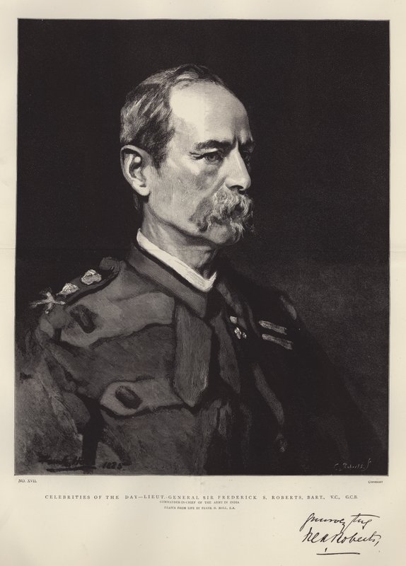 A nap hírességei, Sir Frederick S Roberts altábornagy, Baronet, VC, GCB alkotó: Frank Holl