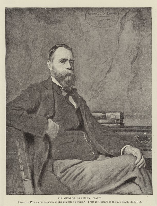 Sir George Stephen, Baronet alkotó: Frank Holl