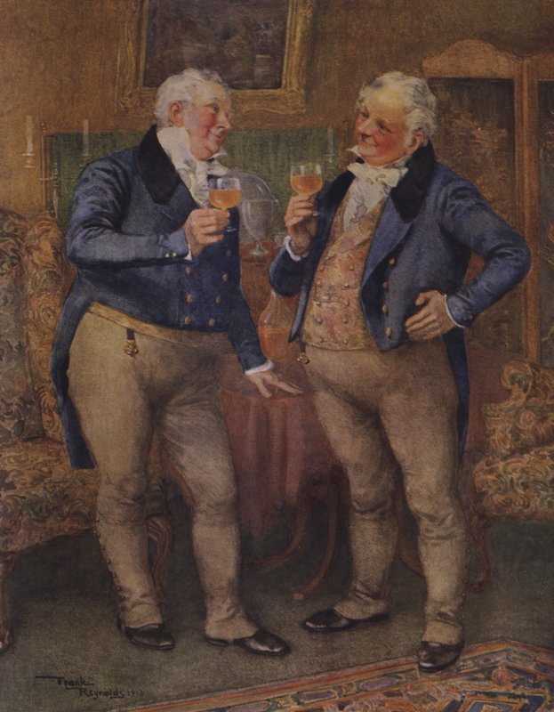 Cheeryble Brothers (színes litográfia) alkotó: Frank Reynolds