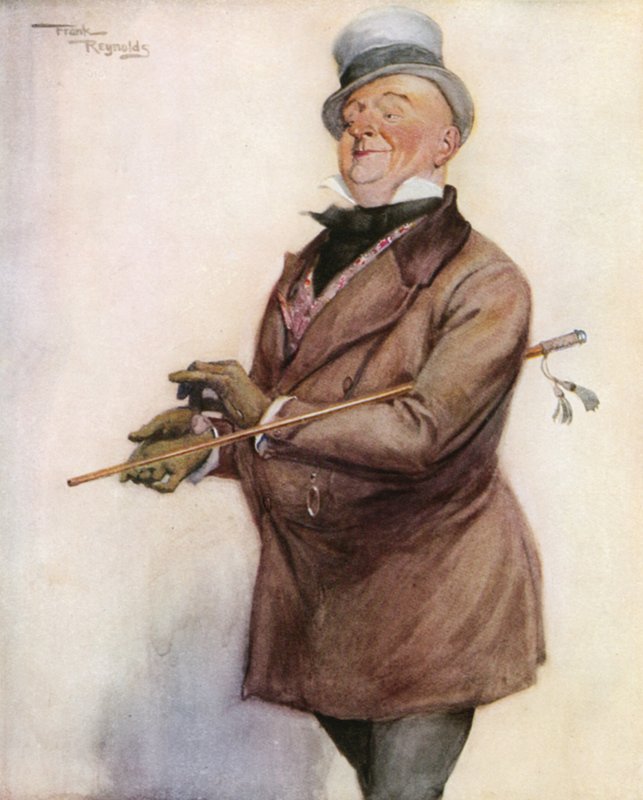 Mr Micawber (színes litográfia) alkotó: Frank Reynolds