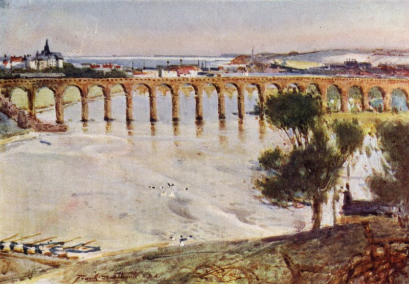 Berwick-on-Tweed (színes litó) alkotó: Frank Southgate