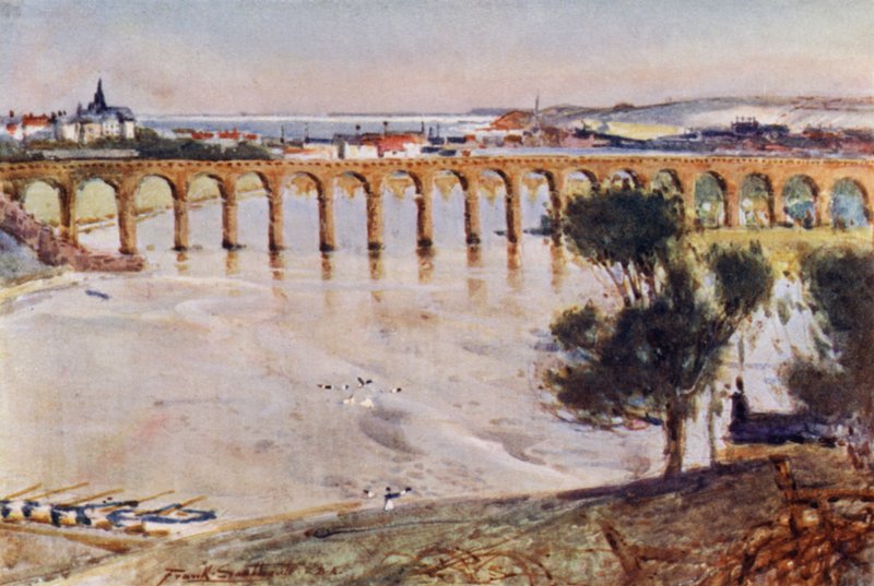 Berwick-on-Tweed (színes litó) alkotó: Frank Southgate