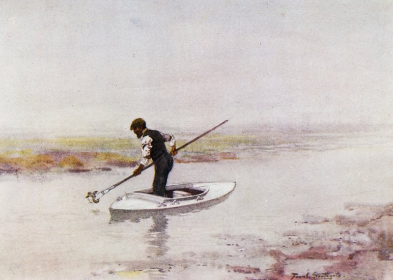 Norfolk Broads: Angolnaszedés alkotó: Frank Southgate