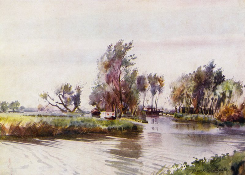 Norfolk Broads: Geldeston Lock alkotó: Frank Southgate