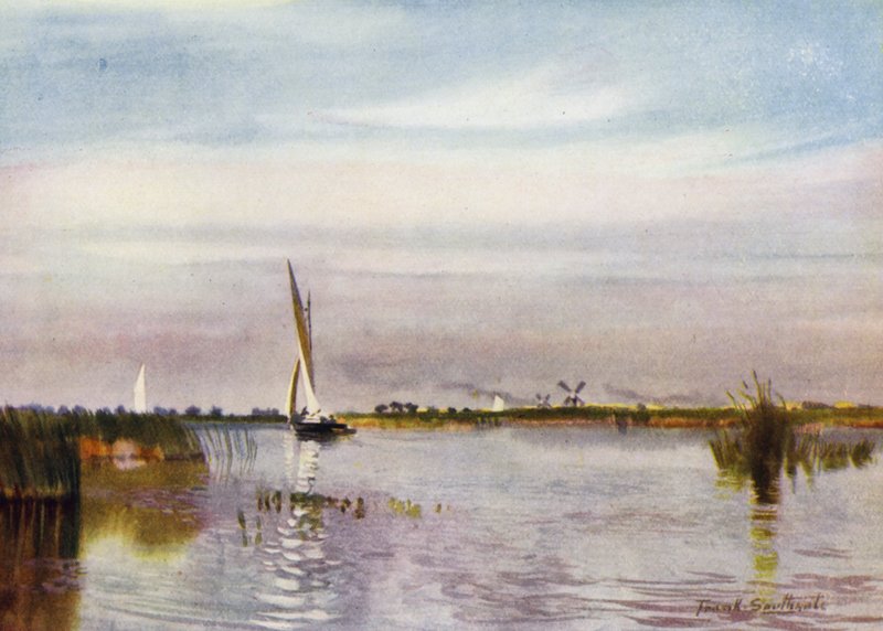 Norfolk Broads: Heigham Sounds alkotó: Frank Southgate