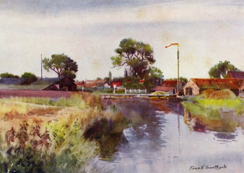 Norfolk Broads: Stalham Staithe alkotó: Frank Southgate