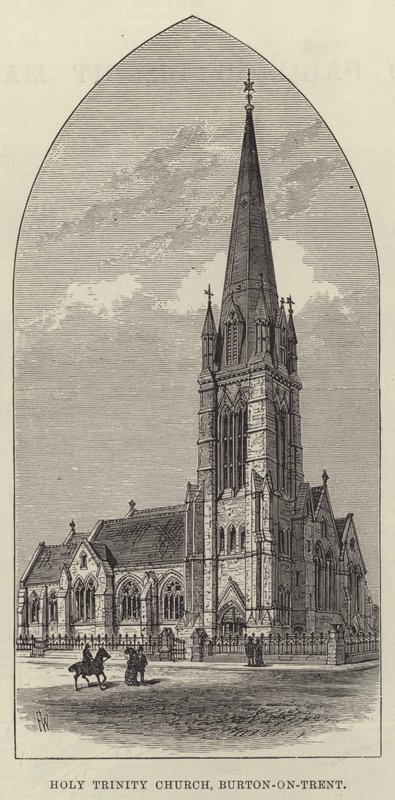 Szentháromság templom, Burton-on-Trent alkotó: Frank Watkins