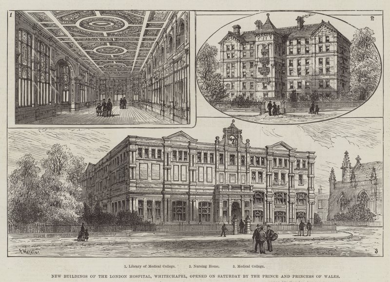 A londoni Whitechapel kórház új épületeit szombaton nyitotta meg a walesi herceg és hercegnő alkotó: Frank Watkins